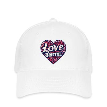 I Love Bristol - Flexfit Cap - white - Front
