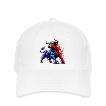 Stier - Flexfit Cap - Weiß - Vorne