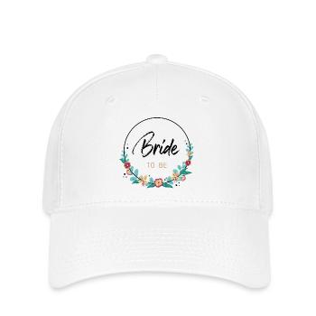 Bride to be bachelorette party bridal graphic - Flexfit Cap - white - Front