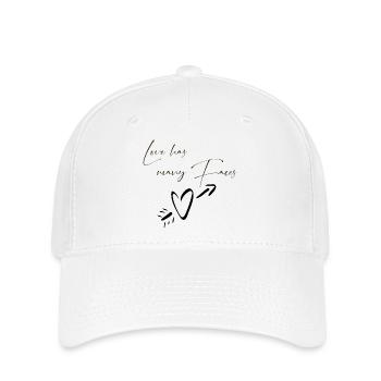 Love’s Many Faces - Flexfit Cap - Weiß - Vorne
