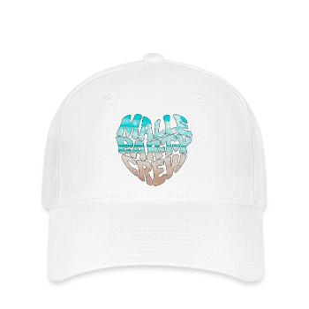 Malle Party Crew - Flexfit Cap - Weiß - Vorne
