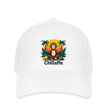 Chillaffe – Zen-Mode on - Flexfit Cap - Weiß - Vorne