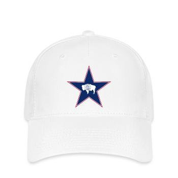 Wyoming Fan Shirt – Wild & Frei - Flexfit Cap - Weiß - Vorne