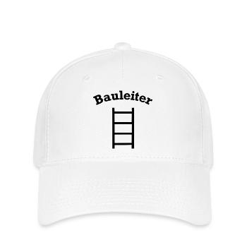Funny Construction Manager Head Construction Site Design - Flexfit Cap - white - Front