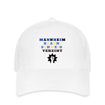 Mannheim and Braunschweig united - Flexfit Cap - white - Front
