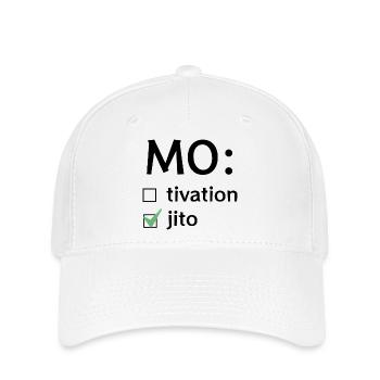 Motivation or Mojito - Flexfit Cap - white - Front