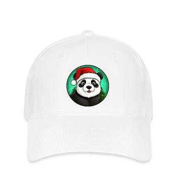 Panda Santa Claus - Casquette Flexfit - blanc - Devant