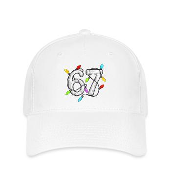 67 Lumières de Fée - Casquette Flexfit - blanc - Devant