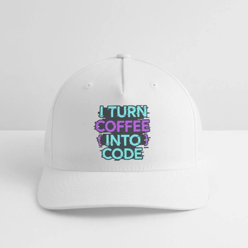 Je transforme le café en code Casquette Flexfit