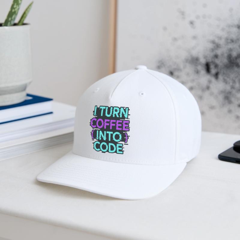 Je transforme le café en code Casquette Flexfit