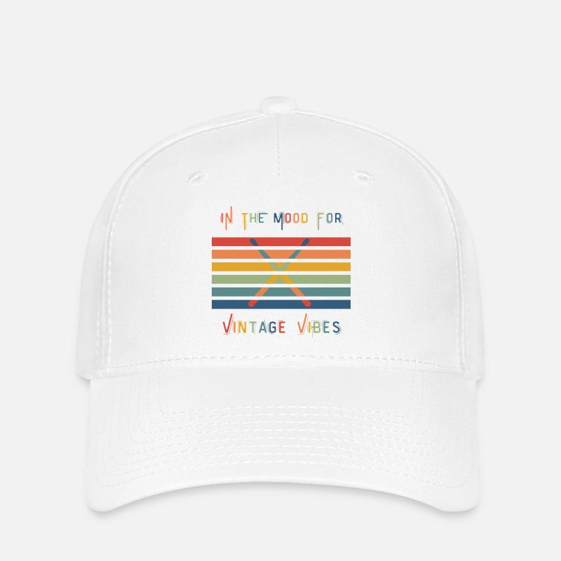 Mood for Vintage Vibes - Flexfit Cap - white