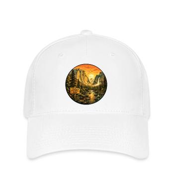 Parc national de Yosemite, Sunset, Californie - Casquette Flexfit - blanc - Devant