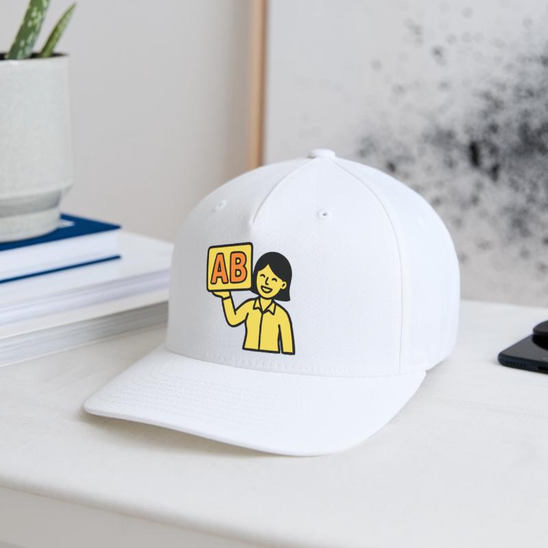 Teacher Elementary School ABC Vector Flexfit Cap