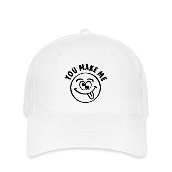 Tu me rends fou - Casquette Flexfit - blanc - Devant
