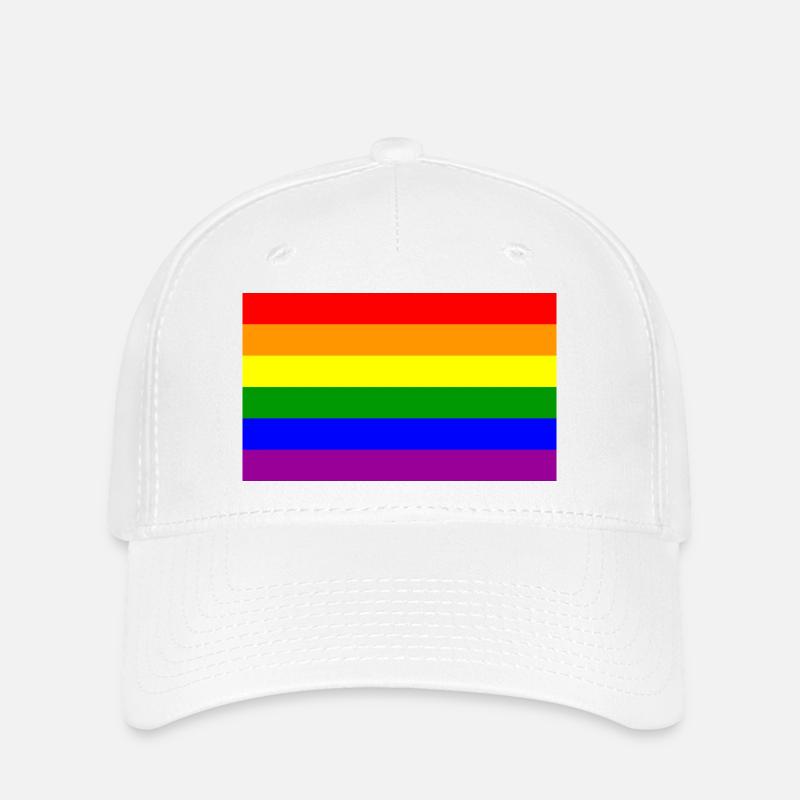 LGBT-PRIDE - Flexfit Cap - Weiß