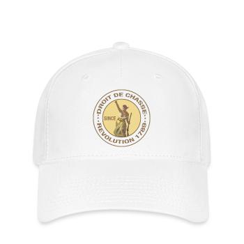 Droit de chasse since revolution 1789 - Casquette Flexfit - blanc - Devant