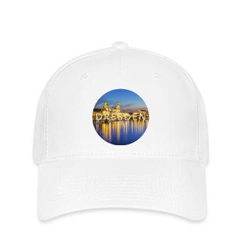 Dresde - Casquette Flexfit - blanc - Devant