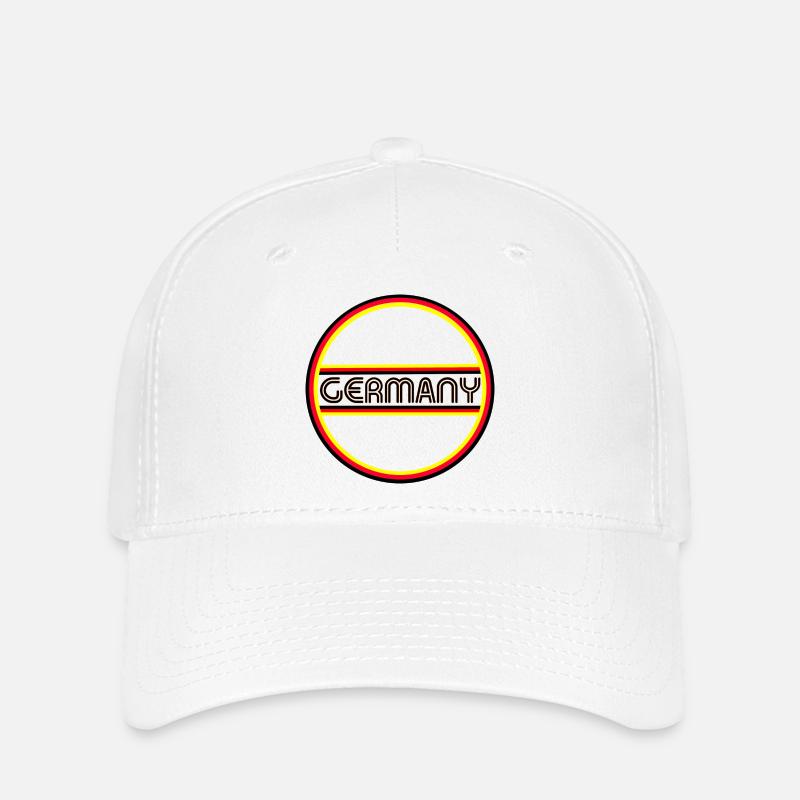 DEUTSCHLAND Kreis Muster Germany - Flexfit Cap - Weiß