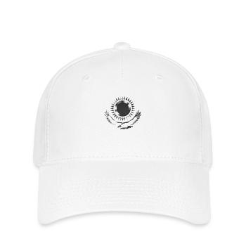 Kazakhstan Eagle steppe eagle silver flag flag - Flexfit Cap - white - Front