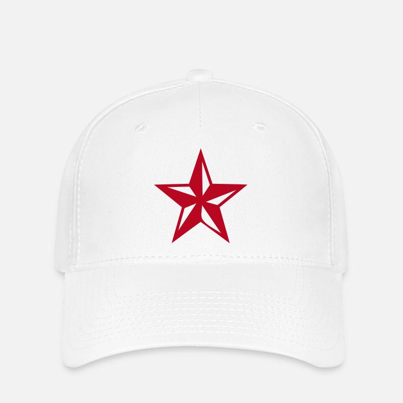 Star Star s - Flexfit Cap - Weiß
