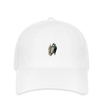 Colorful woodpecker shirt gift bird nature animal nectar - Flexfit Cap - white - Front