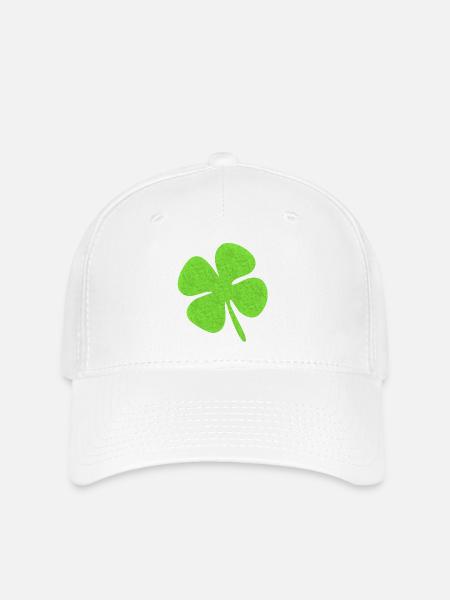 Kleeblatt - Flexfit Cap - Weiß