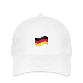 Drapeau allemand - Casquette Flexfit - blanc - Devant