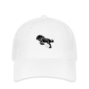 cheval - Casquette Flexfit - blanc - Devant