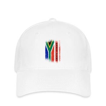 South Africa Vintage Flag / Gift Johannesburg - Flexfit Cap - white - Front