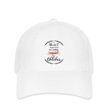 we_cant_keep_calm_october - Flexfit Cap - white - Front