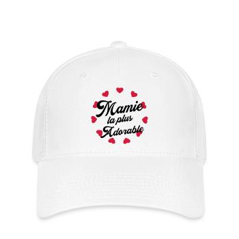 Mamie Mamy Grand-Mère Grand Mere Grands Parents - Flexfit Cap - white - Front