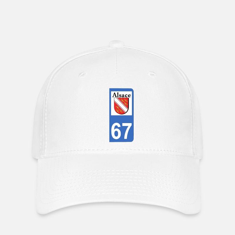 alsace - Casquette Flexfit - blanc
