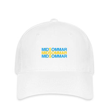Drapeau suédois MIDSOMMAR - Casquette Flexfit - blanc - Devant