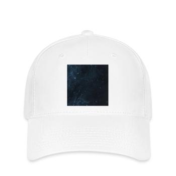 Motif de ciel étoilé - Casquette Flexfit - blanc - Devant