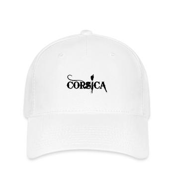 Corse, Corsica - Casquette Flexfit - blanc - Devant