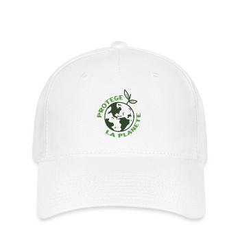 Ökologisches Erwachen - Lasst uns den Planeten Erde schützen - Flexfit Cap - Weiß - Vorne