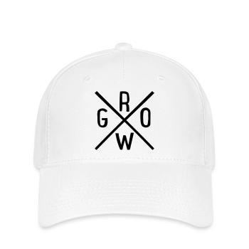grow - Flexfit Cap - white - Front