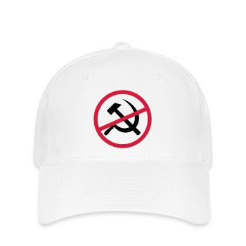 Forbidden communism sign - Flexfit Cap - white - Front