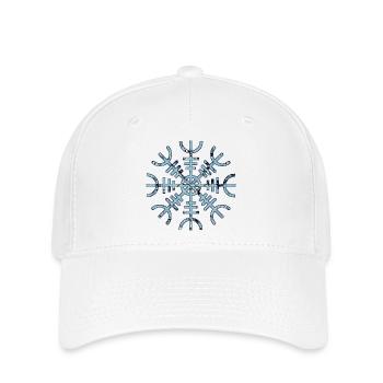 aegishjalmur e 55 - Flexfit Cap - Weiß - Vorne