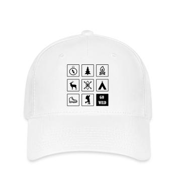 Outdoor Icons Memory - Flexfit Cap - white - Front