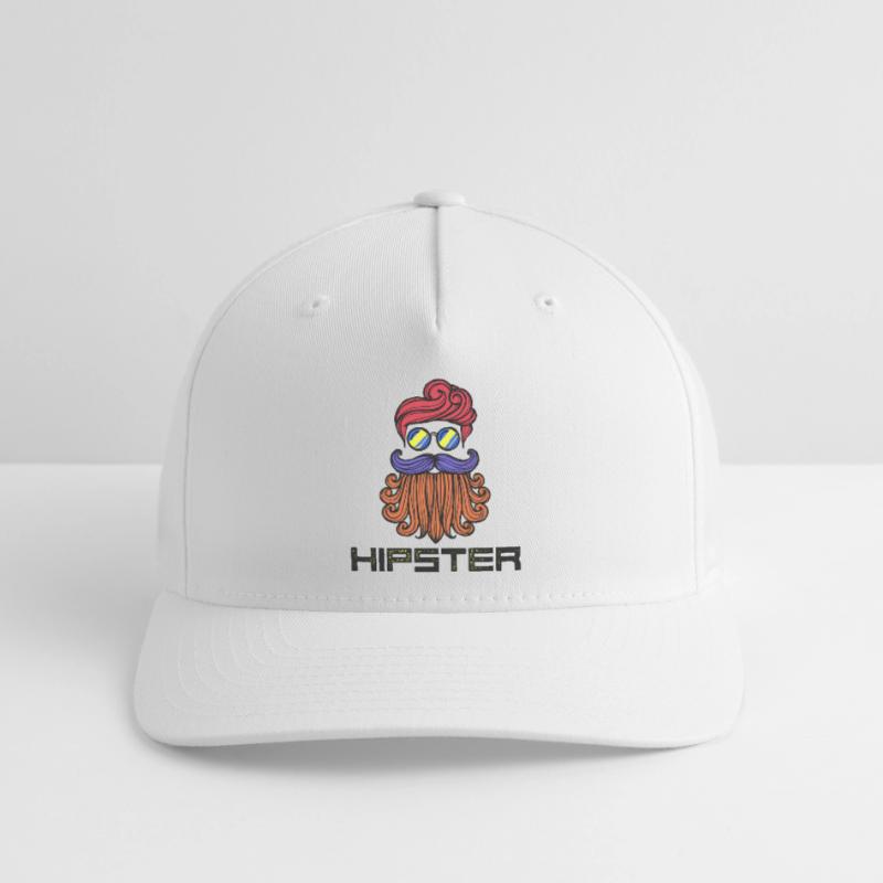 Bart Hipster Spruch Bartfrisur Bartträger Flexfit Cap
