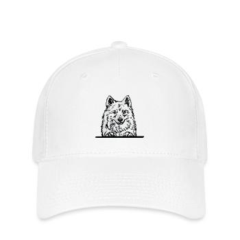 Chien Spitz japonais pour les amateurs de chiens qui regardent - Casquette Flexfit - blanc - Devant