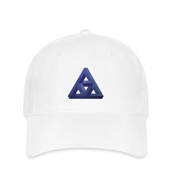 Individuelle Prisma Illusion - Flexfit Cap - Weiß - Vorne
