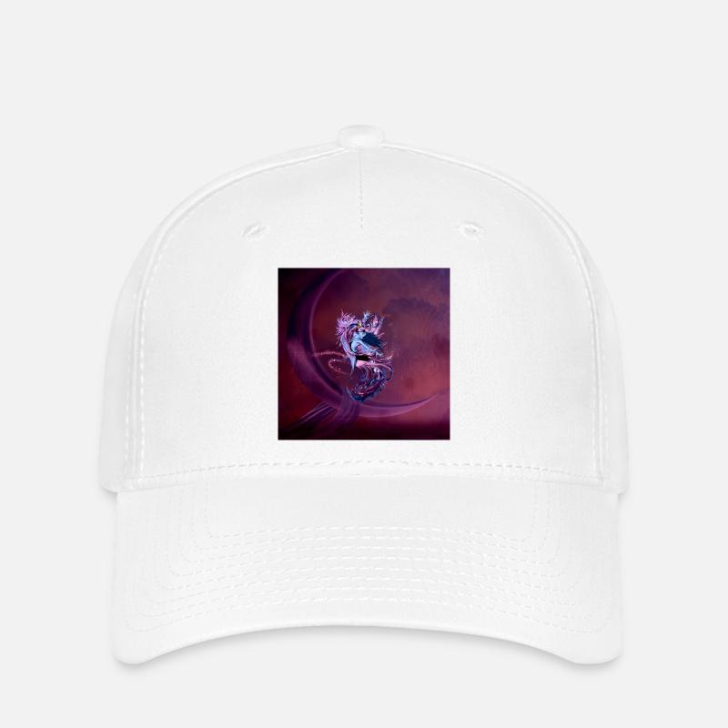 Fly with a fantasy bird - Flexfit Cap - white