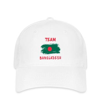 Team Bangladesh flags design - Flexfit Cap - white - Front