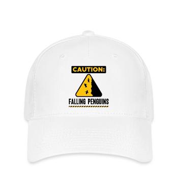 Penguin Humorous Birds Statement Seabird - Flexfit Cap - white - Front