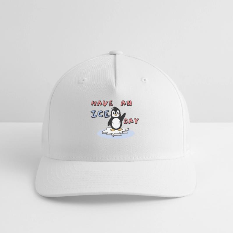 Cool Kälte Süß Pinguin Statement Eis Vogel Tier Flexfit Cap