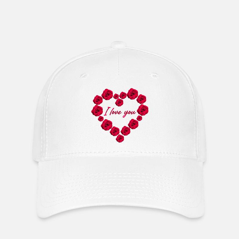 Ich liebe dich - Flexfit Cap - Weiß