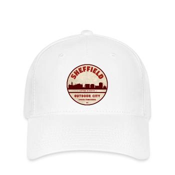 Sheffield Angleterre - Casquette Flexfit - blanc - Devant