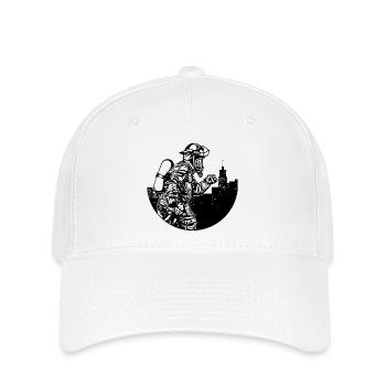 Berufsfeuerwehr Feuerwehr Lebensretter Löscharbeit - Flexfit Cap - Weiß - Vorne